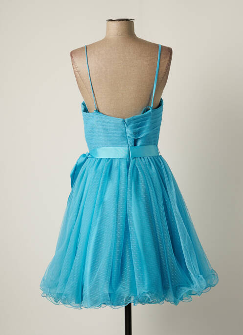 Robe courte bleu FASHION NEW YORK pour femme