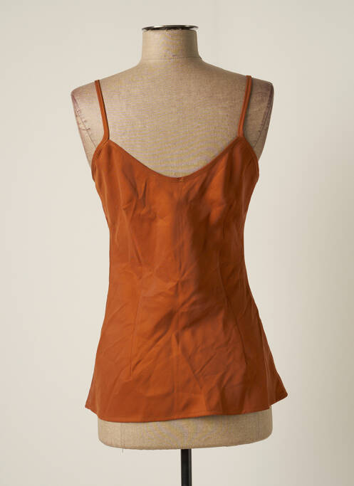 Top marron EDAS femme