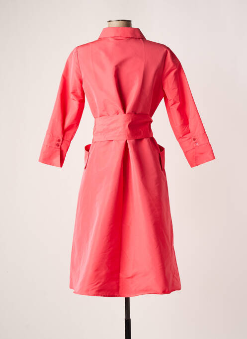 Robe mi-longue rose ARGGIDO pour femme