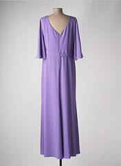 Robe longue violet CARLA RUIZ pour femme seconde vue