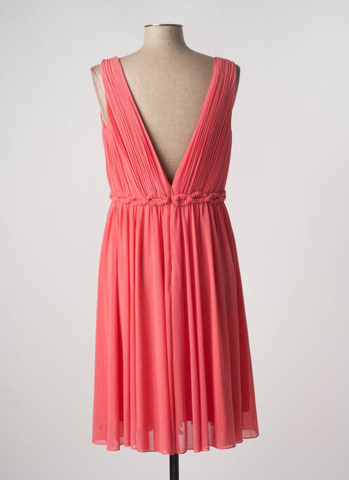 Robe mi-longue sans manche sans manche rose CARLA RUIZ femme