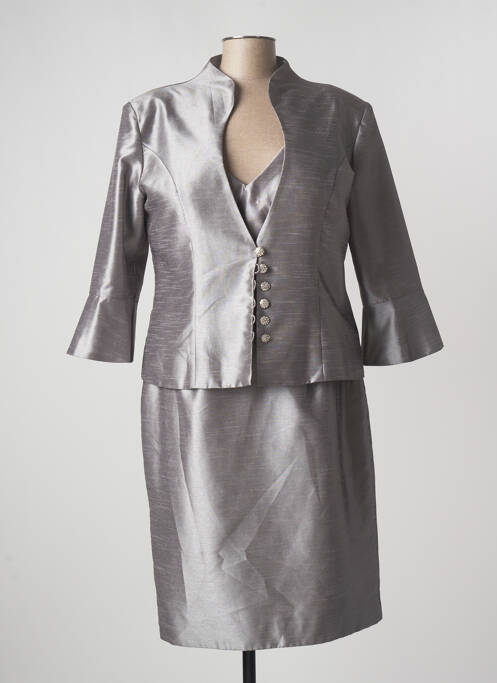 Ensemble robe gris FASHION NEW YORK pour femme