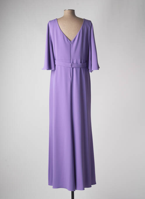 Robe longue violet CARLA RUIZ pour femme