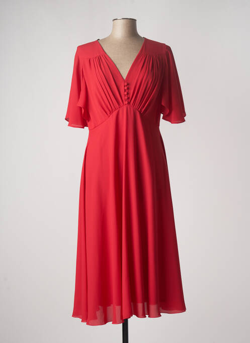 Robe mi-longue rouge ARGGIDO pour femme