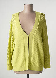Gilet manches longues stretch vert DIANE LAURY femme