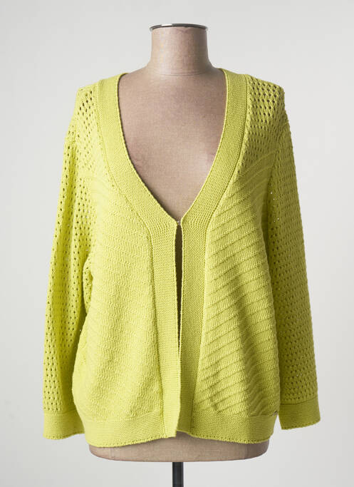 Gilet manches longues stretch vert DIANE LAURY femme