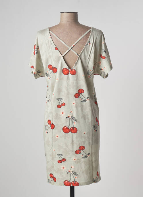 Robe courte vert HAJO pour femme