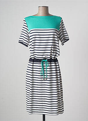 Robe mi-longue manches courtes manches courtes noir JOY OF LIFE femme