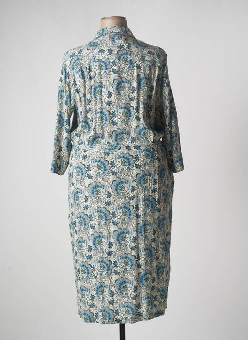 Robe mi-longue bleu DIANE LAURY pour femme