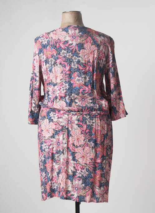 Robe mi-longue rose DIANE LAURY pour femme