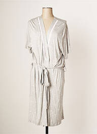 Robe de chambre stretch gris LOHE femme
