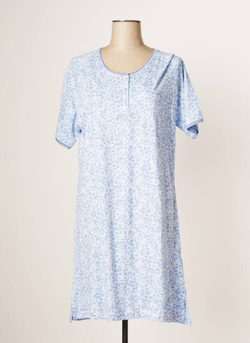 Chemise de nuit bleu HAJO pour femme
