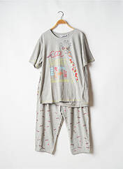 Pyjama gris HAJO pour femme seconde vue