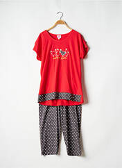 Pyjama rouge ROSE POMME pour femme seconde vue