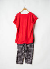 Pyjama rouge ROSE POMME pour femme seconde vue