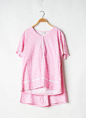Pyjashort rose EGATEX pour femme seconde vue