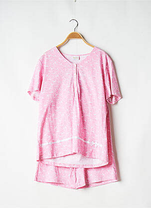 Pyjashort rose EGATEX pour femme