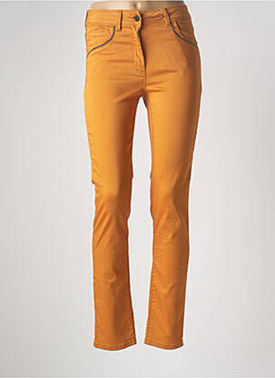 Pantalon slim stretch taille normale orange DIANE LAURY femme