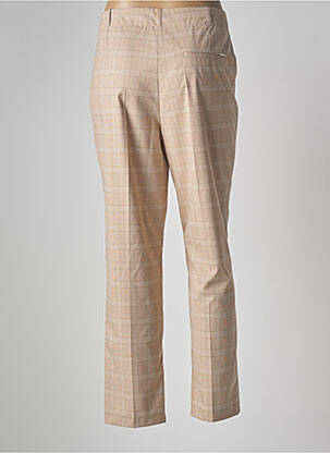 Pantalon droit stretch taille normale beige DIANE LAURY femme