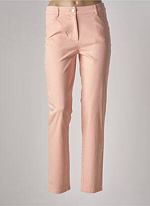 Pantalon slim tissage popeline taille normale orange DIANE LAURY femme