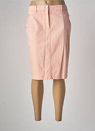 Jupe mi-longue taille haute rose DIANE LAURY femme