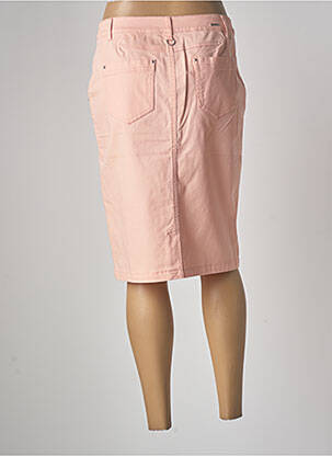 Jupe mi-longue stretch rose DIANE LAURY femme