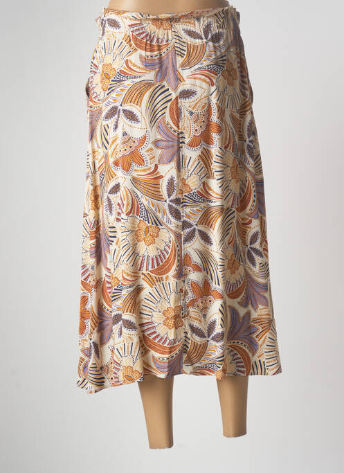 Jupe mi-longue beige DIANE LAURY pour femme