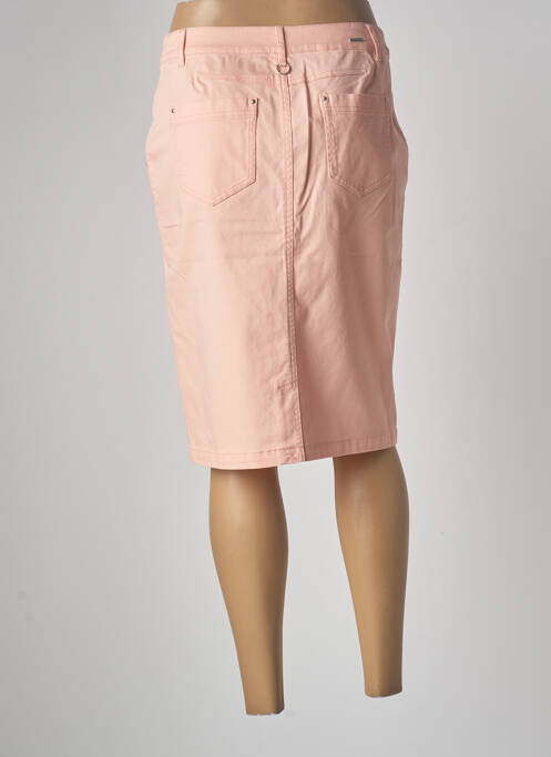 Jupe mi-longue rose DIANE LAURY pour femme