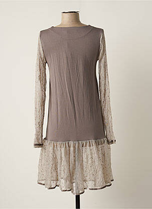 Robe mi-longue manches longues manches longues gris MYRINE ANTWERP femme