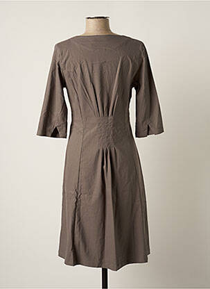 Robe mi-longue manches 3/4 manches 3/4 gris MYRINE ANTWERP femme