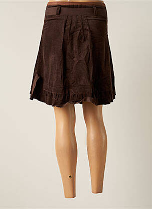 Jupe courte poches marron MYRINE ANTWERP femme