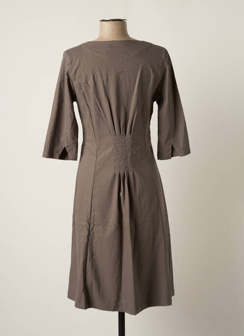 Robe mi-longue manches 3/4 manches 3/4 gris MYRINE ANTWERP femme