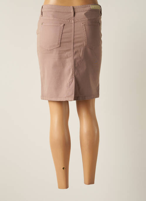 Jupe courte marron DENIM STUDIO pour femme