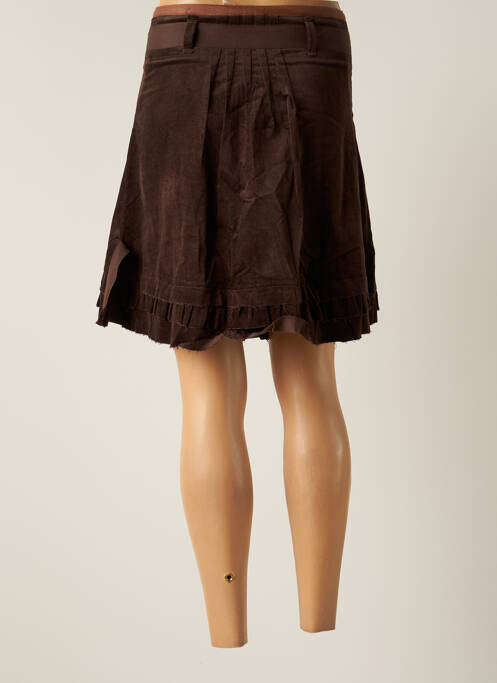 Jupe courte marron MYRINE ANTWERP pour femme