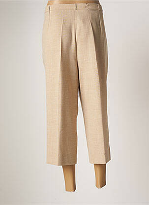 Pantacourt coupe droite taille normale beige ANNE KELLY femme