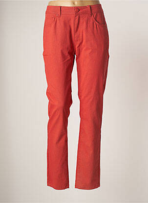 Pantalon slim stretch taille normale orange GRIFFON femme