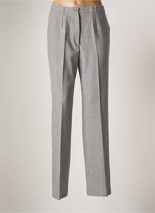 Pantalon droit taille élastique taille normale gris ANNE KELLY femme