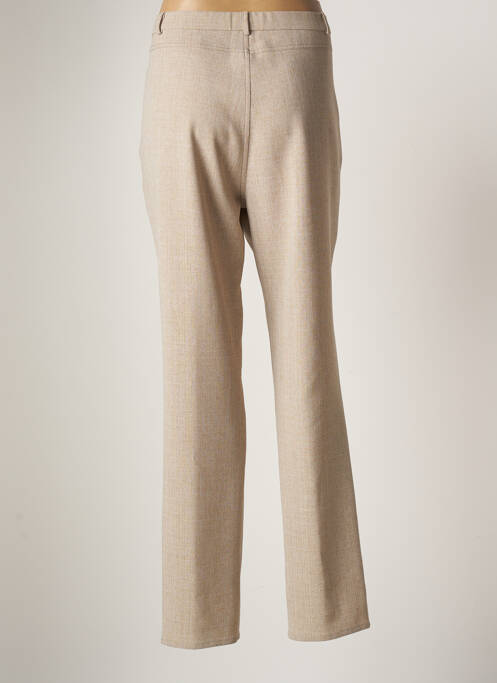 Pantalon droit beige GEVANA pour femme
