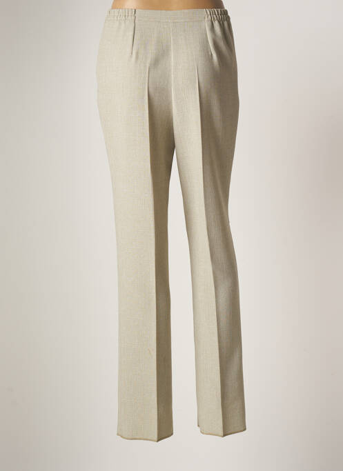 Pantalon droit vert GEVANA pour femme