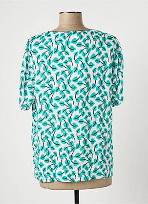 Blouse manches courtes manches courtes vert GRIFFON femme