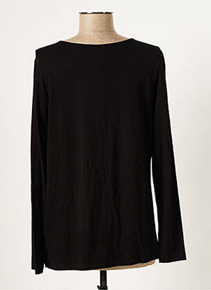 Blouse légère et transparente manches longues noir OLSEN femme