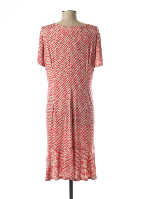 Robe mi-longue rouge GEVANA pour femme