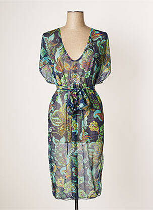 Robe de plage coupe fluide vert PAIN DE SUCRE femme