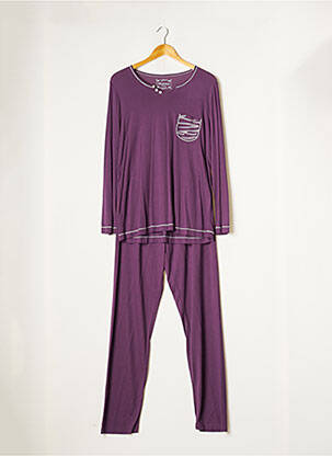 Pyjama violet REGENCE pour femme
