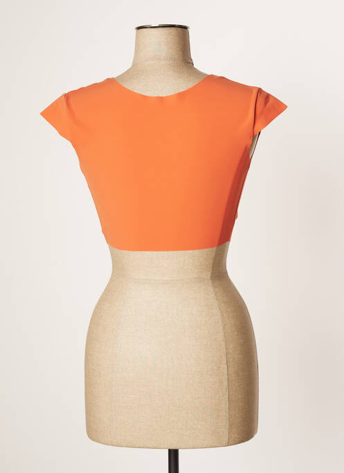 Gilet cache-cœur orange PAIN DE SUCRE femme