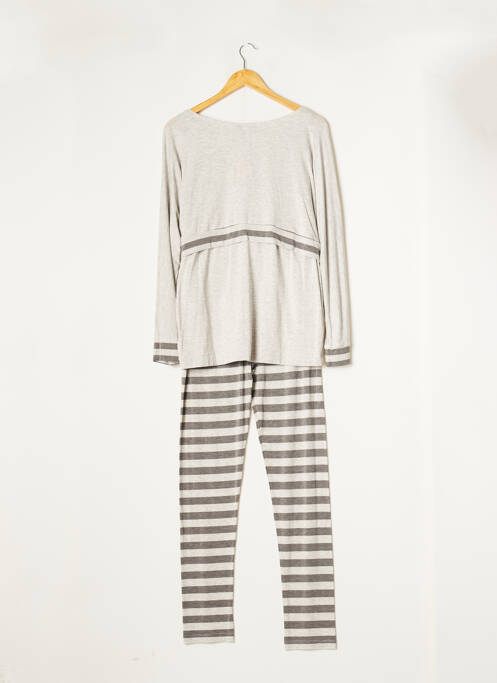 Pyjama gris COTTON CLUB pour femme