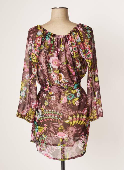 Robe de plage marron PAIN DE SUCRE pour femme