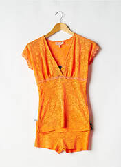 Pyjashort orange SUGGEST pour femme seconde vue