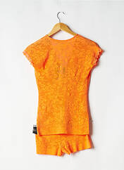 Pyjashort orange SUGGEST pour femme seconde vue