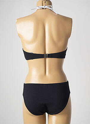 Maillot de bain 2 pièces stretch noir TESSY femme